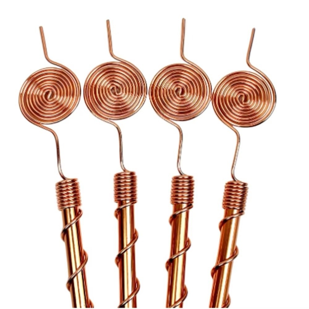 Copper Wire Roll - เสาค้ำต้นไม้แบบขดลวดทองแดงชนิดใหม่ ทนทาน ใช้สำหรับปลูกพืชในสวน รองรับต้นไม้ได้อย่างยืดหยุ่น