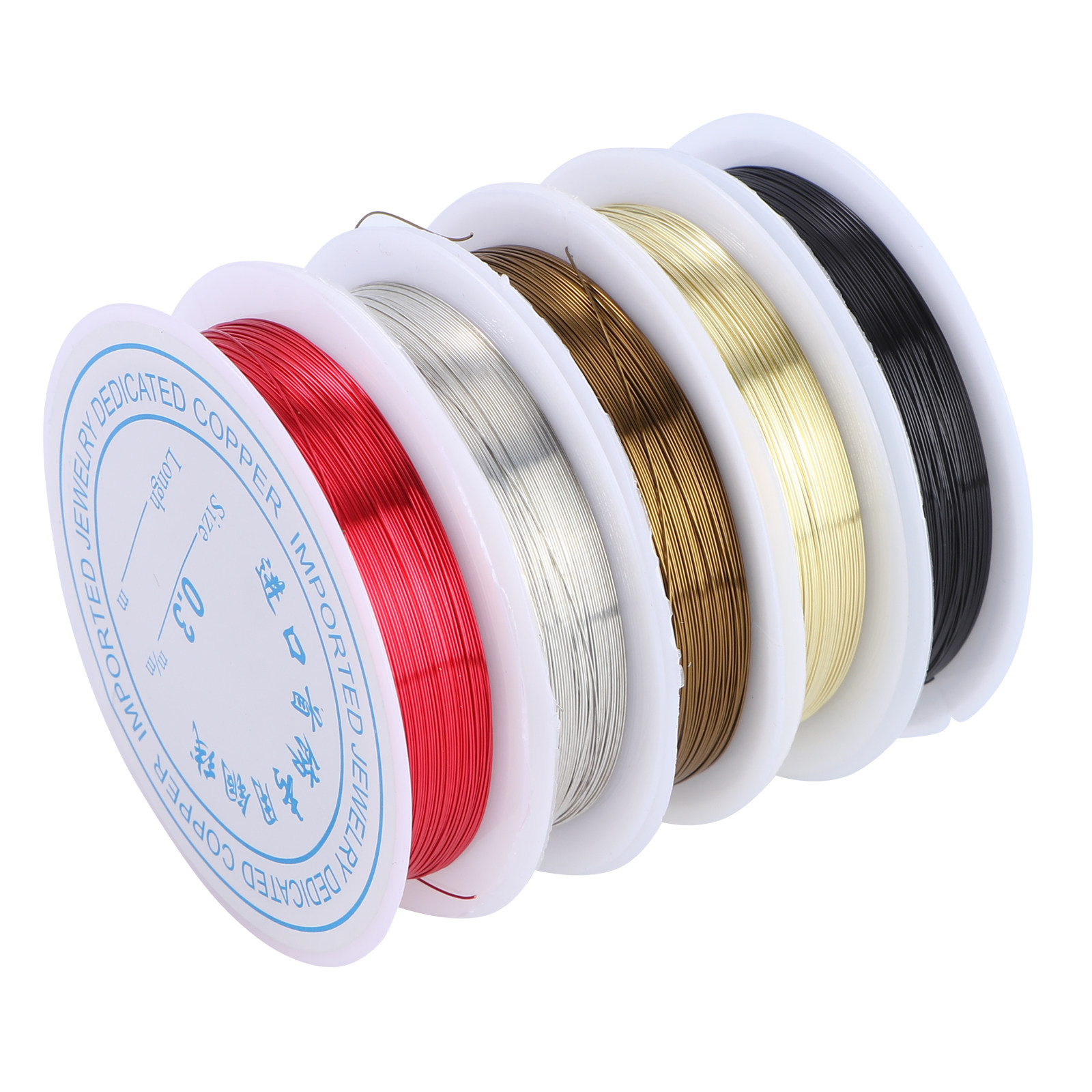 ลวดทองแดงเกจ 26 จำนวน 5 ม้วน ว - Copper Wire Roll บทวิจารณ์และราคา
