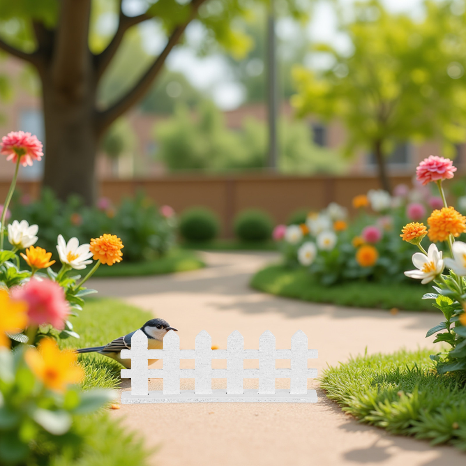 12 ชิ้น รั้วไม้จิ๋ว ลายไม้ระแน - Bonsai Garden Landscape Design บทวิจารณ์และราคา
