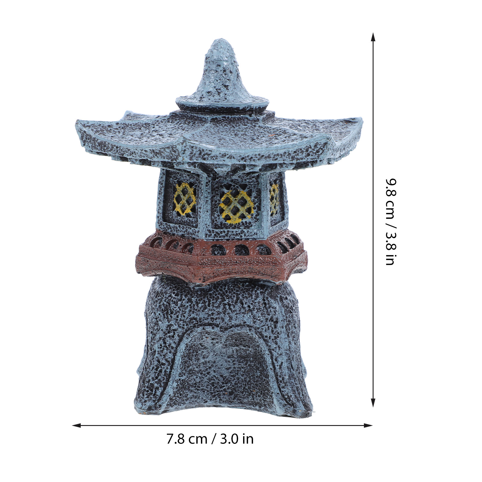 โคมไฟเจดีย์เรซิน รูปปั้นตกแต่ง - Bonsai Garden Landscape Design บทวิจารณ์และราคา